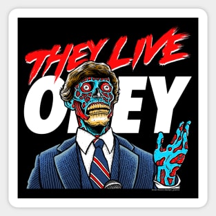 They Live, John Carpenter, Cult Classic Sticker